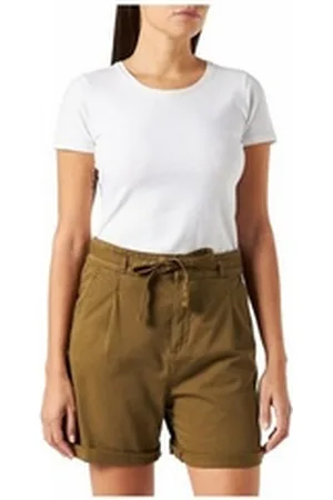 ESPRIT Bermudas kahki regular (1-tlg., EU-Größen) grau 34