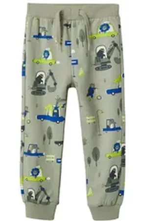 NAME IT Sweathose NMMLEORE SWE PANT BRU PB grün 92