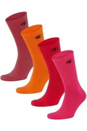 Champion Freizeitsocken Crew Socks Pastel (4-Paar) rot 43-46