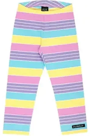 Villervalla Langarmshirt Leggings California Stripe Pastell Kinder Langarmshirt 128