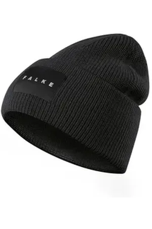 Falke Strickmütze (1-St) mit feinster Merinowolle schwarz