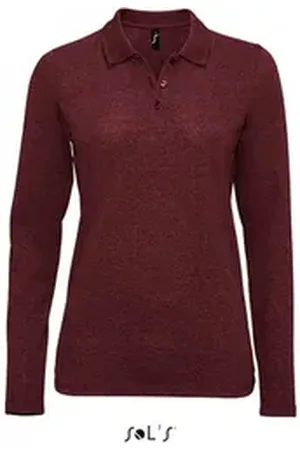 Sols SOLS Langarm-Poloshirt Damen Long-Sleeve Piqué Polo Shirt Perfect S
