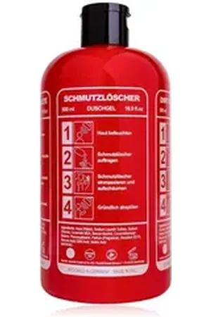accentra Duschgel Duschgel SCHMUTZLÖSCHER in Flasche in Feuerlöscher-Optik, 500ml, Duft: