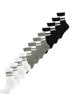 Nur Die Freizeitsocken Sport Socken (12-Paar) socken strumpf strümpfe bunt|grau|schwarz 39-42