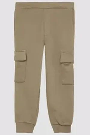 QS by s.Oliver Leggings Jogpants mit Cargo-Taschen braun 92