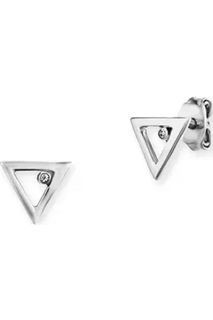 CAÏ CAÏ Paar Ohrstecker Caï Damen-Ohrstecker 925er Silber Zirkonia silberfarben