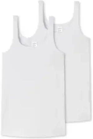 Schiesser Tanktop Basic Kids (2-tlg) 0 weiß 176