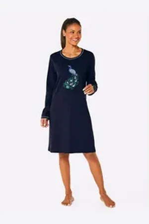 Comtessa Sleepshirt Sleepshirt blau|grün 40/42