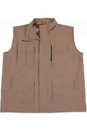 ABRAXAS Funktionsweste beige 2XL