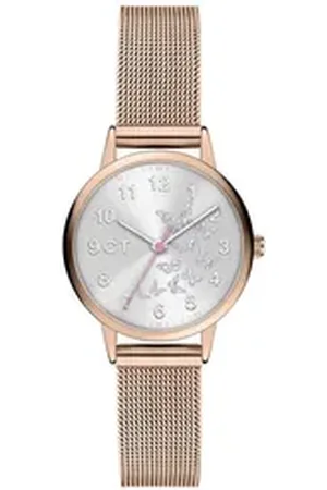 Cool Time Kids Quarzuhr Metall goldfarben