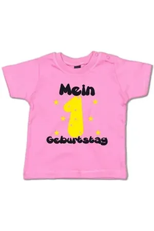 G-graphics T-Shirt Mein 1. Geburtstag Baby T-Shirt als Geschenk zum ersten Geburtstag rosa 18-24 Monate