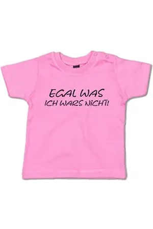 G-graphics T-Shirt Egal was, ich wars nicht! Baby T-Shirt mit Spruch als Geschenk für coole Babys rosa 18-24 Monate