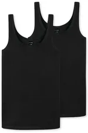 Schiesser Tanktop Basic Kids (2-tlg) 0 schwarz 176