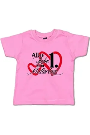 G-graphics T-Shirt Alles Liebe zum 1 Muttertag! Baby T-Shirt mit Spruch als Geschenk zum Muttertag rosa 18-24 Monate