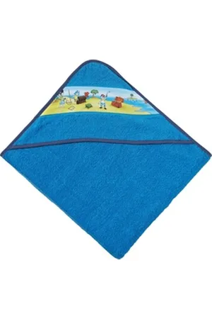 Erwin Müller Kapuzenhandtuch Kapuzenbadetuch, Frottier (1-St), Walk-Frottier Uni blau