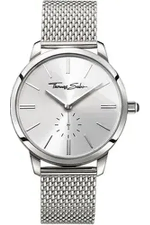 Thomas Sabo Quarzuhr GLAM SPIRIT WA0248-201-201-33 MM, Armbanduhr, Damenuhr, Mineralglas mit Saphirbeschichtung silberfarben