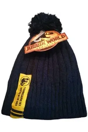 Jurassic World Strickmütze Wintermütze für Jungen, Schwarz, Größen 52 und 54 schwarz 52