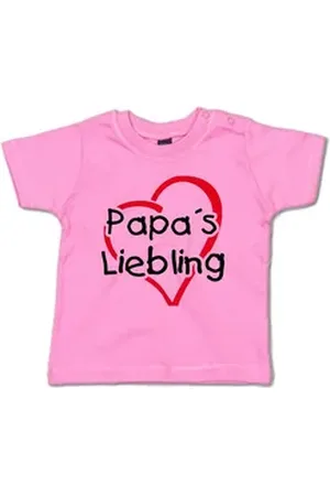 G-graphics T-Shirt Papa ́s Liebling Baby T-Shirt mit Spruch als Geschenk zum Vatertag rosa 18-24 Monate