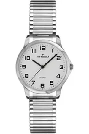 ATRIUM Quarzuhr A37-50, Armbanduhr, Damenuhr, Edelstahlarmband, Zugband, Flexband silberfarben