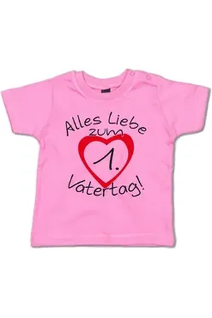G-graphics T-Shirt Alles Liebe zum 1. (ersten) Vatertag! Baby T-Shirt mit Spruch als Geschenk zum Vatertag rosa 18-24 Monate
