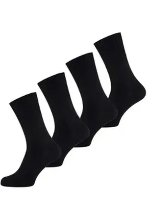 Nur Der Basicsocken Bambus* Warme Socke (4-Paar) schwarz 39-42