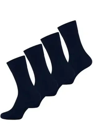 Nur Der Basicsocken Weich & Haltbar Komfort (4-Paar) blau 43-46