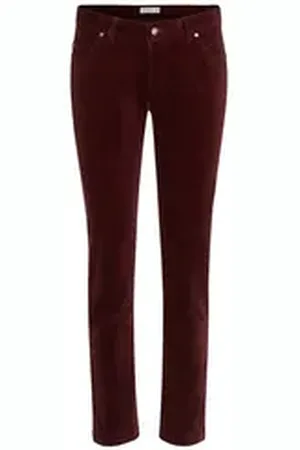 BRIGITTE VON BOCH 7/8-Hose Consett Samt-7/8-Hose burgund 38