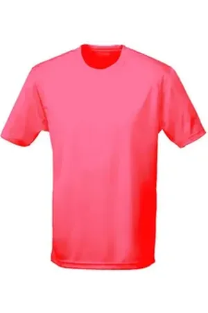 AWDis T-Shirt NEON Kinder Sport T-Shirts - Neongelb, Neongrün, Neonpink, Neonorange rosa 7/8 Jahre