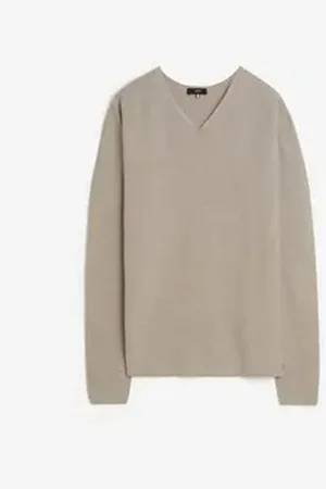 Cinque V-Ausschnitt-Pullover beige M