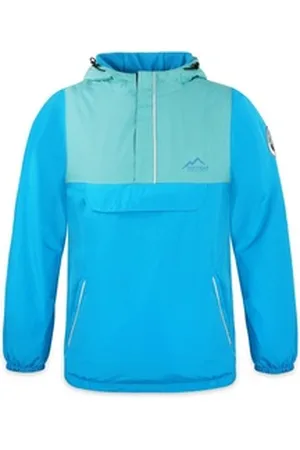 Normani Windbreaker Kinder Windbreaker Mayo Unisex Winterjacke Regenjacke wasserdichter Anorak mit Reflektoren blau 134-140
