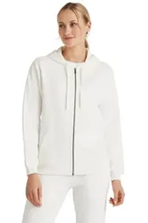 Falke Funktionsjacke (1-St) mit Bio-Baumwolle weiß S