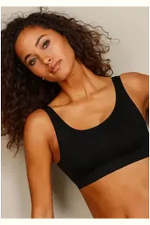Lascana Bustier seamless aus weicher Microfaser schwarz 32/34