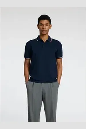 SELECTED HOMME Poloshirt SLHSLIM-ATLAS SPORT SS POLO grau XXL