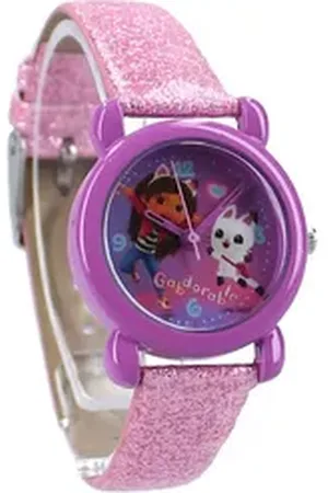 Gabbys Dollhouse Quarzuhr Pink Uhr für Kinder im kinderfreundlichem Design