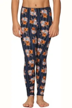 Merry Style Leggings Mädchen Lange Hose MS10-337 (1-tlg) aus Baumwolle blau 134