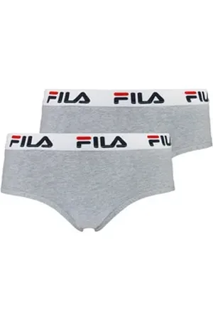 Fila Hüftpanty Women Culotte (2-St., 2er) mit breitem Webgummibund grau L