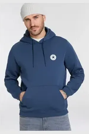 Converse Kapuzensweatshirt GO-TO CHUCK TAYLOR PATCH HOODIE (1-tlg) blau XXXL