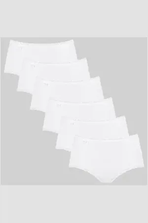 Sloggi Midislip 24/7 Cotton Lace (3-St) mit feiner Spitzenborte, weich und anschmiegsam 42