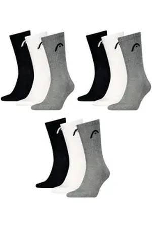 Head Sportsocken Unisex Sportsocken Crew Style im 9er Pack (9er Pack) bunt|grau|schwarz 39-42