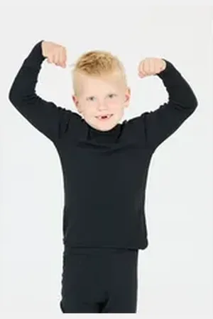 ZigZag Funktionsshirt Funktionswäsche-Set Panda (1-tlg) mit hohem Tragekomfort schwarz 164