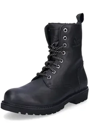 Panama Jack Damen Schnürstiefelette schwarz Stiefelette schwarz 38 EU