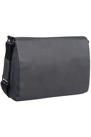 Leonhard Heyden Messenger Bag Den Haag, Leder grau