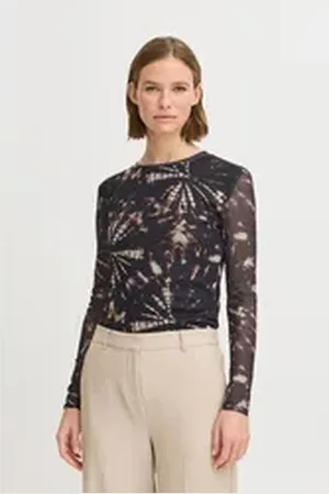 B YOUNG Longsleeve BYPROMESH stylisches Longsleeve braun L
