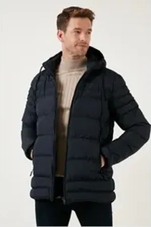 Buratti Winterjacke Slim Fit blau L