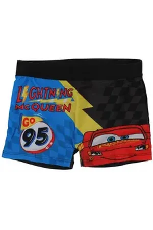 Disney Boxer-Badehose Disney Pixar Cars Badeboxer "Lightning Mc Queen" schwarz 110/116