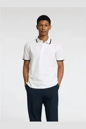 SELECTED HOMME Poloshirt SLHSLIM-ATLAS SPORT SS POLO weiß XL