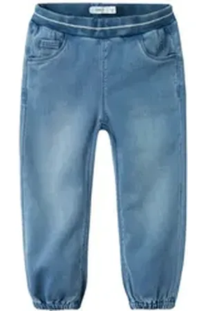 NAME IT Loose-fit-Jeans NMFBELLA BAGGY ROUND JEANS 5821-TO T blau 98