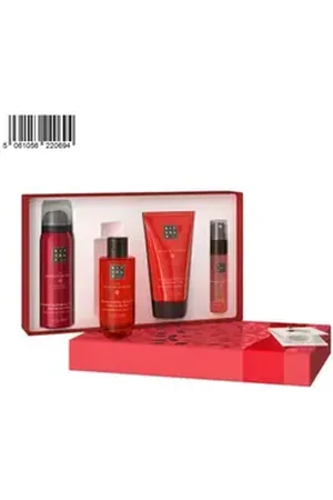 Rituals Pflege-Geschenkbox S von Ritual of Ayurveda 4-tlg mit Rosen & Mandelöl für Balance