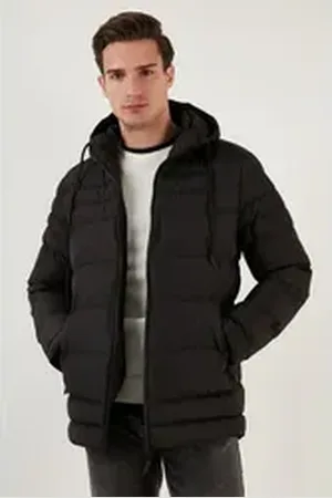 Buratti Winterjacke Slim Fit schwarz XXL