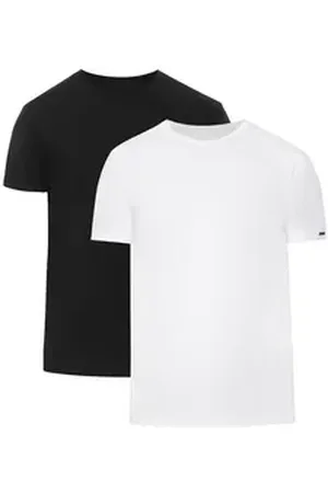 Cornette T-Shirt Herren T-Shirts mit U-Ausschnitt 2er Pack CR068 (1-tlg) bunt|schwarz 3XL